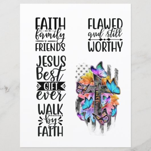 宗教キリスト教イエス引用文聖句 (正面)