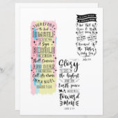 宗教キリスト教イエス引用文聖句 (正面/裏面)