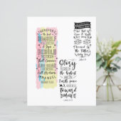 宗教キリスト教イエス引用文聖句 (スタンド正面)