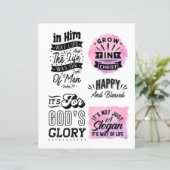 宗教キリスト教イエス引用文聖句 (スタンド正面)