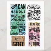 宗教キリスト教イエス引用文聖句 (正面)