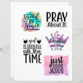 宗教キリスト教イエス引用文聖句 (正面/裏面)