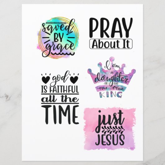 宗教キリスト教イエス引用文聖句 (正面)