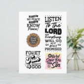 宗教キリスト教イエス引用文聖句 (スタンド正面)