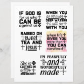 宗教キリスト教イエス引用文聖句 (正面/裏面)