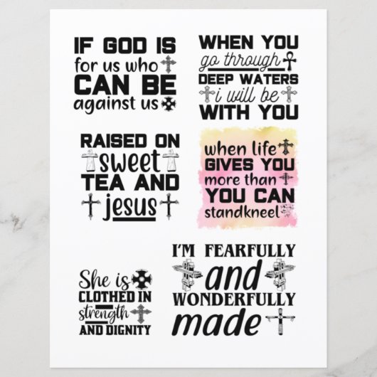 宗教キリスト教イエス引用文聖句 (正面)