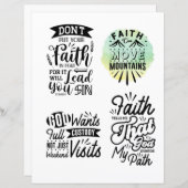 宗教キリスト教イエス引用文聖句 (正面/裏面)