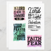 宗教キリスト教イエス引用文聖句 (正面/裏面)