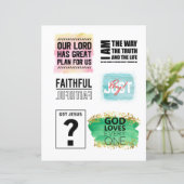 宗教キリスト教イエス引用文聖句 (スタンド正面)