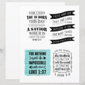 宗教キリスト教イエス引用文聖句 (正面/裏面)