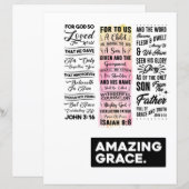 宗教キリスト教イエス引用文聖句 (正面/裏面)