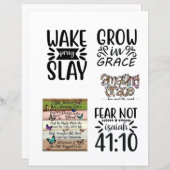 宗教キリスト教イエス引用文聖句 (正面/裏面)