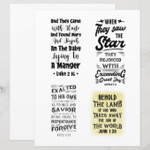 宗教キリスト教イエス引用文聖句 (正面/裏面)