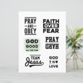 宗教キリスト教イエス引用文聖句 (スタンド正面)