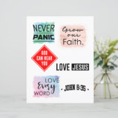 宗教キリスト教イエス引用文聖句 (スタンド正面)