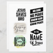 宗教キリスト教イエス引用文聖句 (正面/裏面)