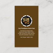 宗教キリスト教三魚レトロ層教会 名刺 (裏面)