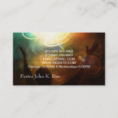 宗教キリスト教牧師スピリチュアル教会賛辞 名刺 (裏面)