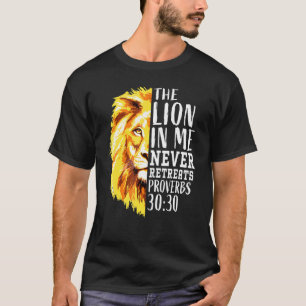 宗教キリスト教聖書聖句メンズパパ獅子獣 Tシャツ