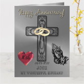 宗教キリスト教記念日カード カード (黄色い花)