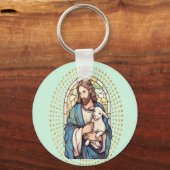 宗教キーチェーン神と子羊 キーホルダー (裏面)