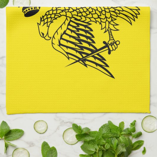 宗教ギリシャ正教会の旗アトス自治修道士共和国 キッチンタオル (折り畳み)