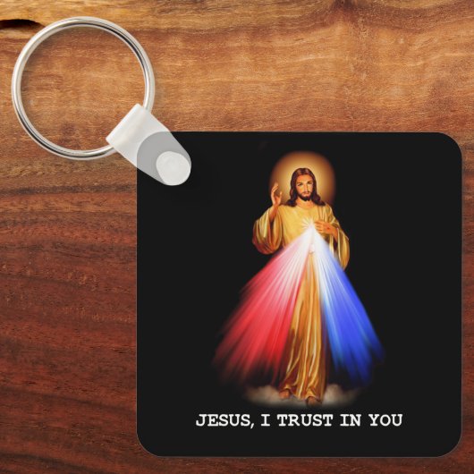 宗教クリスチャン・イエス私は君の宗教に信頼している キーホルダー (正面)