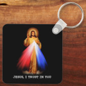 宗教クリスチャン・イエス私は君の宗教に信頼している キーホルダー (裏面)