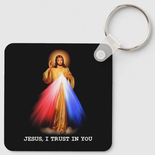宗教クリスチャン・イエス私は君の宗教に信頼している キーホルダー (裏面)