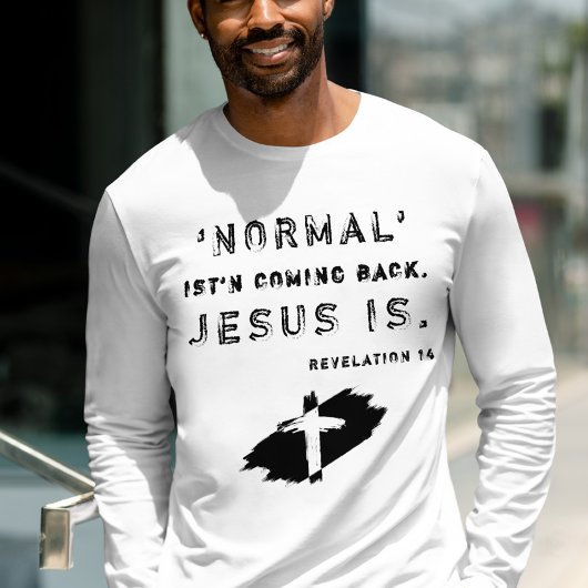 宗教クリスチャン・ノーマルは来イエスの後ろではない スウェットシャツ