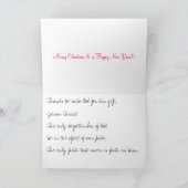 宗教クリスマスカード シーズンカード (内部)