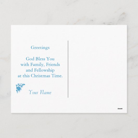 宗教クリスマスカード シーズンポストカード (裏面)