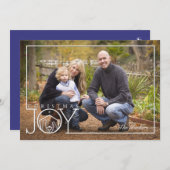 宗教クリスマスフォトカードジョイ出生枠 シーズンカード (正面/裏面)