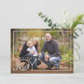 宗教クリスマスフォトカードジョイ出生枠 シーズンカード (スタンド正面)