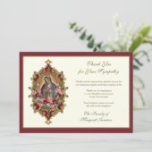 宗教グアダループヴァージンマリー・コンドリアンス サンキューカード (スタンド正面)