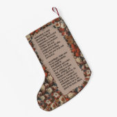 宗教グアダルーペヴァージンマリーカトリック祈りの言葉 スモールクリスマスストッキング (裏面 (吊り時))