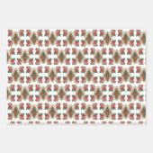 宗教グアダルーペヴァージンメアリーフローラバラ  ラッピングペーパーシート (正面3)