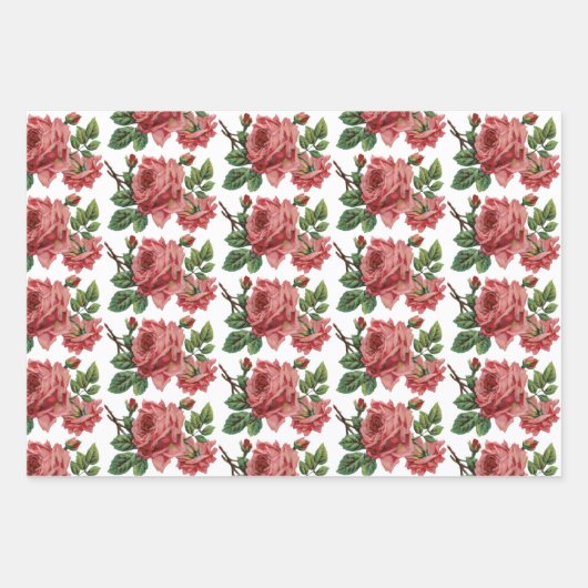 宗教グアダルーペヴァージンメアリーフローラバラ  ラッピングペーパーシート (正面3)