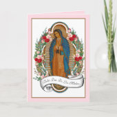 宗教グスペインのアダルーペマザーズデイカード カード (正面)