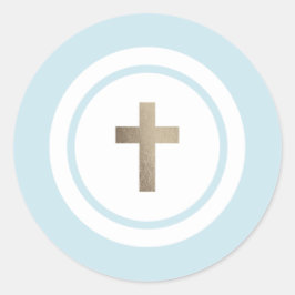 宗教シンプル金ゴールド ラウンドシール