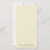 宗教スペインの葬祭聖ハートイエス サンキューカード (裏面)