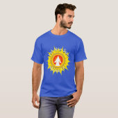 宗教スポーツウェア JESUS LET THE SON SHINE IN T Tシャツ (正面フル)