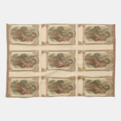 宗教セントジョーゼフおよび子供イエス・キリスト キッチンタオル (横)