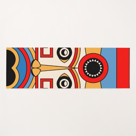 宗教ティキ ヨガマット (正面(横))