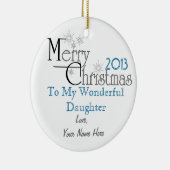 宗教テーマのオーナメントを個人化して下さい セラミックオーナメント (右)