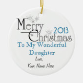 宗教テーマのオーナメントを個人化して下さい セラミックオーナメント (正面)