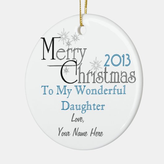 宗教テーマのオーナメントを個人化して下さい セラミックオーナメント (左)