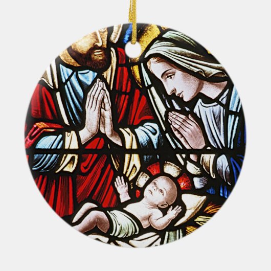 宗教テーマのオーナメントを個人化して下さい セラミックオーナメント (裏面)