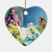 宗教テーマのオーナメントを個人化して下さい セラミックオーナメント (裏面)