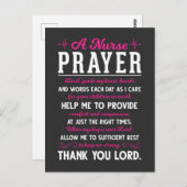 宗教ナース祈りの言葉クリスチャン看護王 ポストカード (正面/裏面)